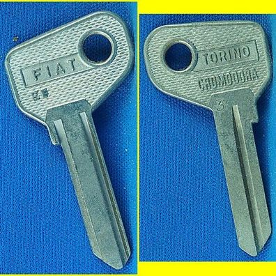Original Fiat EB Cromodora Torino Profil 3 - Schlüsselrohling
