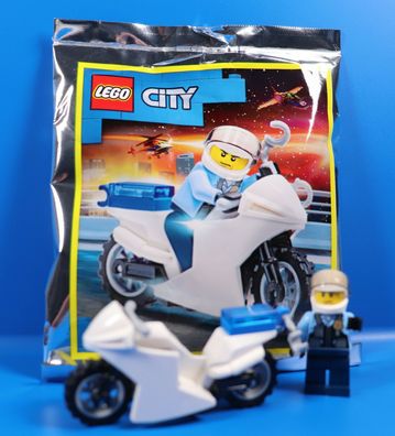 LEGO® City Limited Edition 952001 Polizei Figur Duke DeTain mit Motorrad