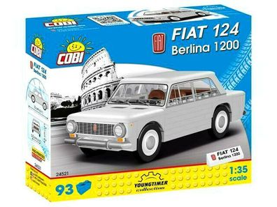 COBI Auto / Cars Bausatz SET 24521 Fiat 124 Berlina 1200