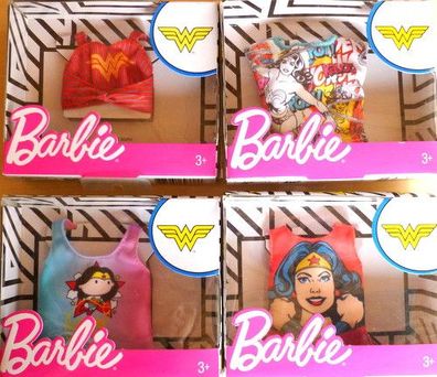 Mattel Barbie Wonder Woman Fashion Oberteile Kleidung Shirt Barbiepuppe NEU