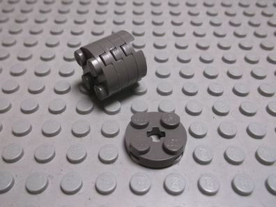 Lego 5 Rundplatten altdunkelgrau 2x2x0,33 4032 Set 8479 7143 4096 8454