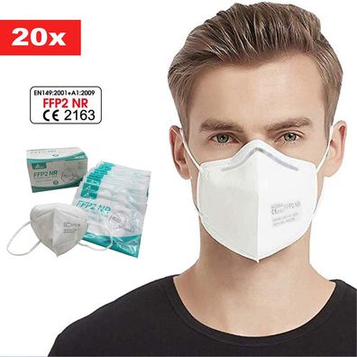 NO 20 stück atemschutzmaske gesichtsmaske mund masken ffp2