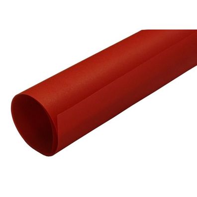 Transparentpapier rot, Rolle 50,5 x 70 cm extra stark 115 g/ qm