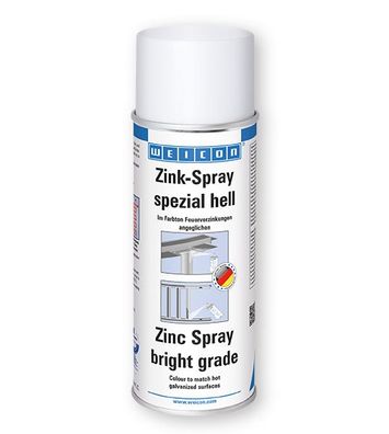 WEICON 10000047 (11001400) Zink-Spray 400 ml spezial hell
