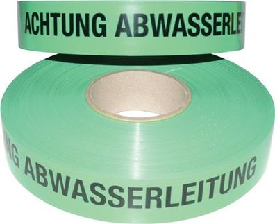 Multicoll 15 015 040 250 04 0011 Trassenwarnband Aufdruc Achtung Abwasserleitung