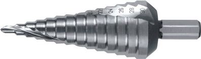 RUKO 101052E Stufenbohrer Bohrbereich 4-30 mm HSS-Co spiralgenutet Stufenanzahl