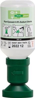 PLUM 4691 Augenspülflasche 200 ml 3 Jahre (ungeöffnete Flasche) DIN EN15154-4