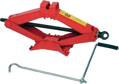 Scherenwagenheber Tragfähigkeit 1500 kg Hub 260 mm Bauhöhe 100 mm Endhöhe 365