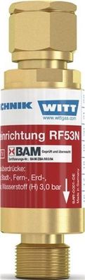 WITT 145012 Sicherheitseinrichtung TYP RF 53 N G 3/8Zoll LH Brenngas