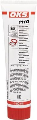 OKS 1106450414 Multisiliconfett 1110 NSF-H1 transparent 80 ml