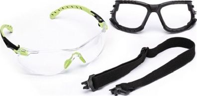 3M 7100078881 Schutzbrille Solus 1000-Set EN 166, EN 170, EN 172 Bügel grün, Sch