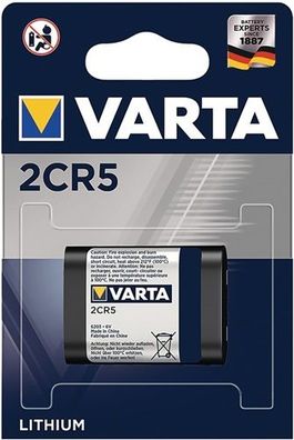 VARTA 06203 301 401 Batterie ULTRA Lithium 6 V 2CR5 1400 mAh 2CR5 6203