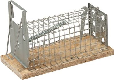 FREUND Victoria 1870506 Drahtkäfig-Mausefalle Lebendfalle 95 x 50 mm