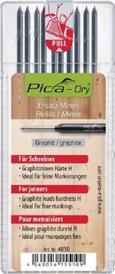 PICA 4050 Minenset Pica-Dry 10x graphit Spezialhärte ZollHZoll für feine Markier