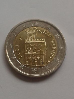 2 euro 2003 San Marino Kursmünze aus KMS 2 euro Burg Wehrturm
