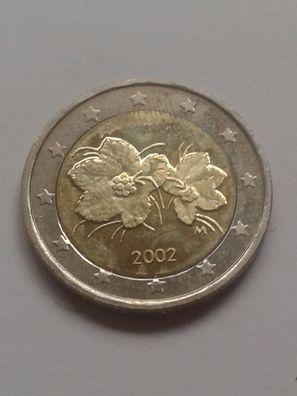 2 euro 2002 Finnland Kursmünze Moltobeere unzirkuliert