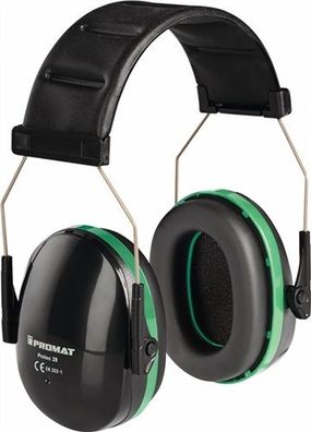 PROMAT Gehörschutz Safeline VI EN 352-1 (SNR) 28 dB gepolsterter Kopfbügel schl