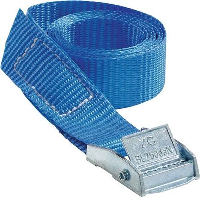 PROMAT Zurrgurt DIN EN 12195-2 Länge 1 m Breite 25 mm mit Klemmschloss LC U 250
