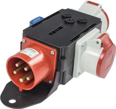 AS-SCHWABE 60525 CEE-Adapter MIXO MOSEL 1xCEE-Stecker 400V, 32 A, 5-polig IP44
