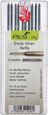 PICA 4030 Minenset Pica-Dry 10x graphit feucht abwischbar Zollvon glatten Fläche