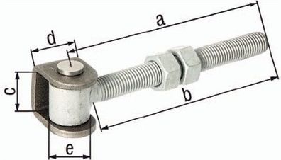 GAH 418366 Torband 144x138x37x30mm Stahl roh