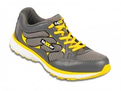 teXXor® S1P-Sicherheitshalbschuhe Roubaix grau/gelb EN ISO 20345, 6116 Gr.42