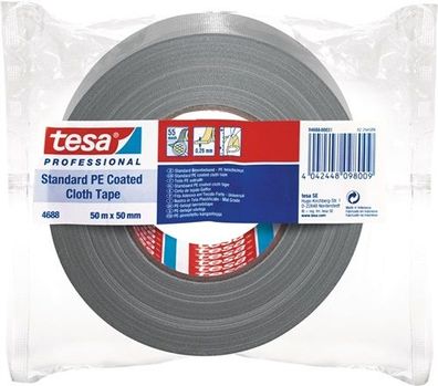 TESA 04688-00031-00 Gewebeband tesaband® Standard 4688 silber-matt Länge 50 m Br
