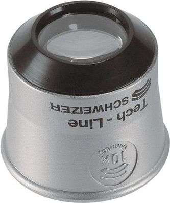 Schweizer 9710 Uhrmacherlupe Tech-Line Vergrößerung 10x Linsen-D. 22,8 mm