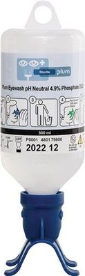 PLUM 4801 Augenspülflasche DUO pH Neutral 0,5 l DIN EN15154-4