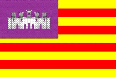 Fahne Flagge Balearen Premiumqualität
