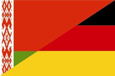 Fahne Flagge Belarus-Deutschland Premiumqualität