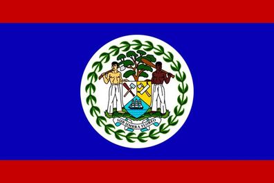 Fahne Flagge Belize Premiumqualität
