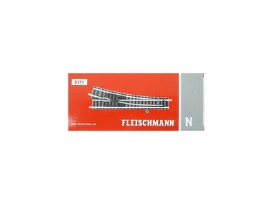 Fleischmann N 9171, Weiche rechts, neu, OVP