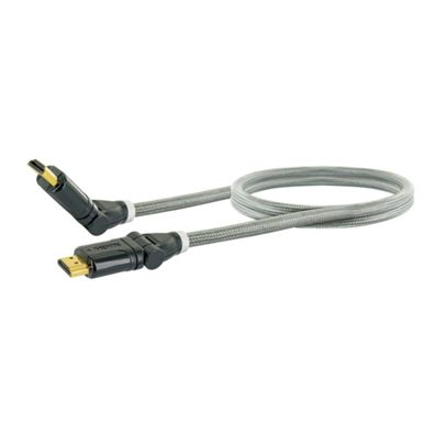 High-Speed-HDMI-Kabel mit Ethernet HDMI-Stecker >HDMI-Stecker 2m 360° schwenkbar