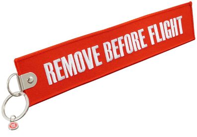 RBF-Originals Jumbo-Schlüsselanhänger "Remove Before Flight"