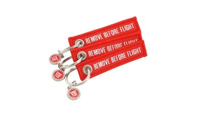 RBF-Originals Mini-Schlüsselanhänger "Remove Before Flight" 3 Stück