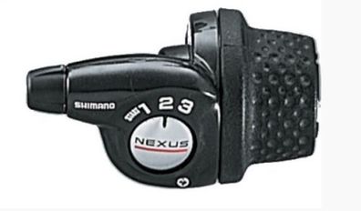 Shimano Nexus Drehgriffschalter 3 Gang schwarz SL3S35E inkl. Zug & Hülle Revoshift