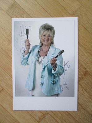 HSE Fernsehmoderatorin Brigitte Lund - handsigniertes Autogramm!!