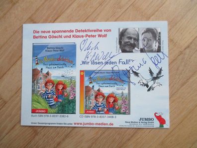 Ostfriesenkrimi Schriftsteller Klaus-Peter Wolf & Bettina Göschl - hands. Autogramme!