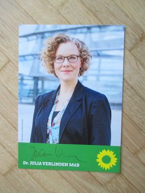 MdB Die Grünen Dr. Julia Verlinden - handsigniertes Autogramm!!