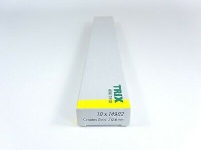 Minitrix ( Trix ) N 14902, 10x gerades Gleis 312,6 mm, neu, OVP