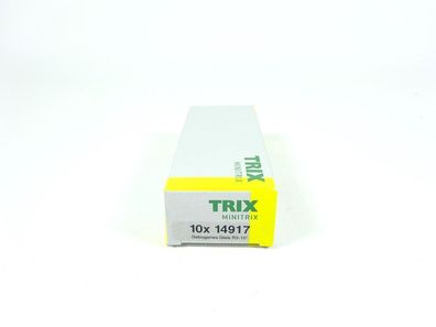 Minitrix ( Trix ) N 14917, 10x gebogenes Gleis R 3 - 15°, neu, OVP
