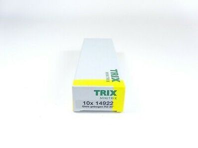 Minitrix ( Trix ) N 14922, 10x gebogenes Gleis R 2 - 30°, neu, OVP