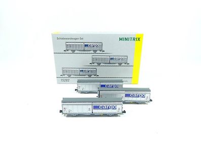 Minitrix 15282, Schiebewandwagen-Set der SBB, neu, OVP