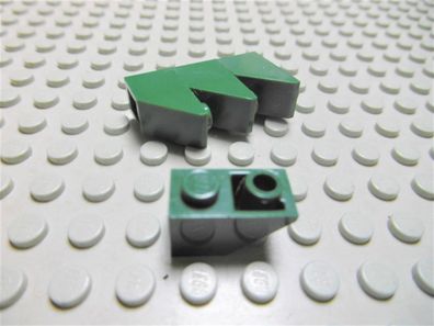 Lego 4 Dachsteine Negativ Steine 1x2 45 Grad dunkelgrün 3665 Set 7978 4894 7626