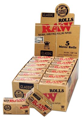 RAW' Rolls Classic Zigarettenpapier King Size Slim - 1 Box
