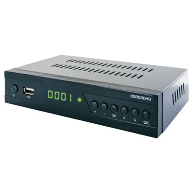 Mini HD Sat-Receiver FTA, Scart, EPG, LED-Anzeige, Videotext, Fav Full HD Neu