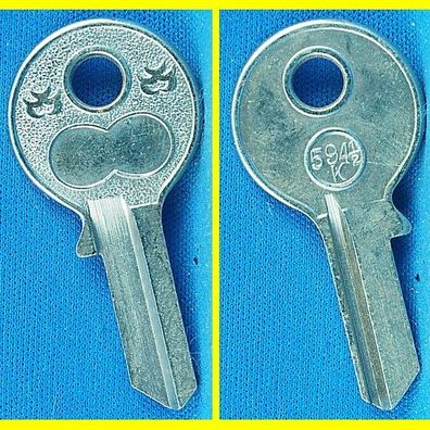 Schlüsselrohling Börkey 594 1/2 K für verschiedene Abus, Hampton, Trelock, Viro ...