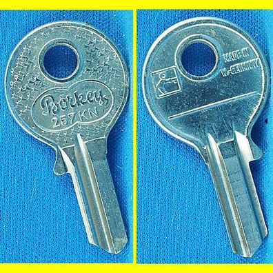 Schlüsselrohling Börkey 257 KN für verschiedene Ass, Basi, Bartoletti, CES, Dom ...