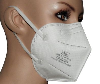 20x FFP2 Maske Mundschutz Schutzmaske Atemschutz CE zertifiz. Mund Nase Schutz